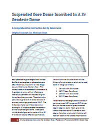 Photo: Geodesic inscribed gore dome pattern download