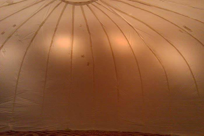 Photo: 8m dome inside