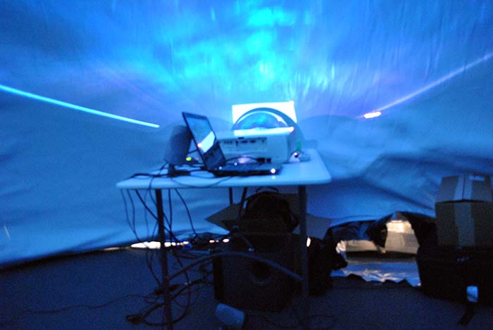 Photo: Dome Setup