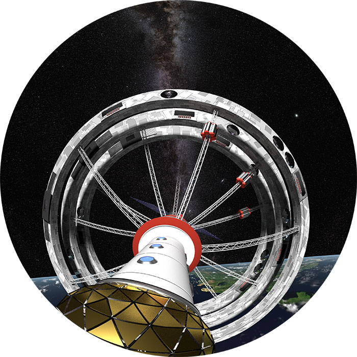 Photo: Fulldome windfarm 3k frame